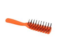Yinhing Cepillo para el Cabello con Ventilación, Peine Ergonómico Ahuecado para Peinar el Cabello con Patrón de Perforación Inspirado en Hojas para Mujeres Unisex, Hombres, ABS Na