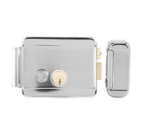 Yinhing Cerradura de Control Eléctrica de Doble Cabeza Dispositivo de Seguridad Antirrobo DC12V con Desbloqueo hacia Adelante Derecho y Resorte de Alta Resistencia para el Hogar, la