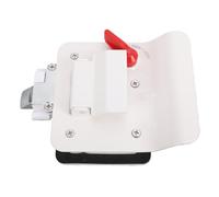 Yinhing Cerradura de Manija de Pestillo de Puerta para Vehículos Recreativos, Aleación de Zinc Resistente, Seguridad de Doble Apertura con Hebilla de Bloqueo Abatible para Remolques de