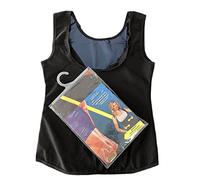 Yinhing Chaleco de Sauna para Hombre, Chaleco de Entrenamiento de Compresión Transpirable de Secado Rápido para Adelgazar y Sudar, con Tela Ligera y Cómoda para Correr, (Tamaño mediano para 34-39