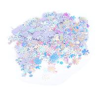 Yinhing Confeti Lentejuelas con Purpurina en Forma de Flor Lentejuelas para Decoraciones de Fiestas y Bodas Chispas Blancas Coloridas para Celebraciones y Eventos Festivos (WHITE)