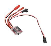 Yinhing Controlador Electrónico de Velocidad ESC Cepillado 30A para Coche RC Funciones de Freno hacia Adelante y Atrás Alto 4 8V Compatible Tamaño Compacto para una Fácil Instalación