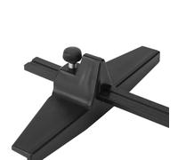 Yinhing Cortador de Vidrio, Cabezal de Corte Redondo Manual con 3 Ruedas de Carburo de para Corte de Vidrio Industrial de 2,8 Mm de Espesor, con Base de Cortador de Tiras y