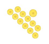 Yinhing Cubiertas mecánicas para teclado de 20,2 mm y 25,3 mm, compatibles con Kailh, Cherry, TTC, Akko y Glorious, diseño antideslizante y resistente, ideal para jugadores profesionales (Amarillo)