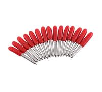 Yinhing Cuchillas de Corte de 45° Corte de 15 Piezas para Plotter Material de Carburo Cementado de Alta Dureza Compatible con Varios Plotters de Incluye Protector Rojo