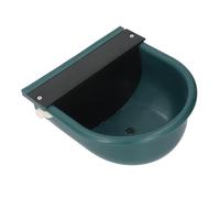 Yinhing Cuenco para Ganado con Orificio de Drenaje, Bebedero para Animales ABS de Gran Capacidad para Ganado, Ovejas, Caballos, Bebedero Fácil para Granja, Azul Oscuro (Verde Oscuro)