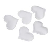 Yinhing Decoraciones de Esponja en Forma de Corazón 3,2 Cm Confeti Rojo 500 Piezas Suministros para Fiesta de Aniversario de Boda de San Valentín Material para Manualidades DIY (3,2 cm blanco 500
