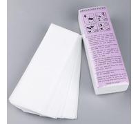 Yinhing Depilación Profesional de Algodón para Uso Facial y Corporal, 100 Unidades, Sábanas Absorbentes Suaves de Calidad para Salones y Spa (Blanco 100PCS)