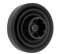 Yinhing Difusor de Secador de Pelo Plegable Difusor de Secador de Pelo Plegable de Viaje Portátil con Ajuste para Tipos de Cabello Fácil de Almacenar y Usar Diseño Rojo para (BLACK)