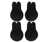 Yinhing Diseñados para Bailes, Fiestas y Graduaciones, Estos Cuatro Pares de Pastas Adhesivas Son un Sostén Intangible Lavable, Reutilizable y Seguro para la Salud que Ofrece una (M)