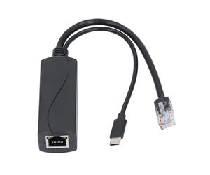 Yinhing Divisor Gigabit PoE para Pi 5 5B 5V Adaptador Compatible con IEEE802.3af Fuente de Alimentación de Datos de Alta Velocidad de 1000 Mbps Diseño Compacto y Liviano para Redes de Oficina en el