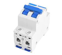 Yinhing DZ47-63 Interruptor de Fuga de Disyuntor en Miniatura 2P 400 VCA Diseño Compacto de Plástico de Choque de Llama de Alto Rendimiento para Sistemas Solares de CC (25A)