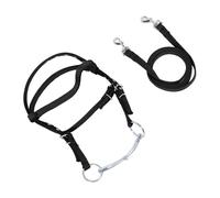 Yinhing Elegante Cabestro Ecuestre de Nailon de Primera Calidad con Brida para Caballos. y Control y Comodidad Mejorados Accesorio de Conducción Versátil (Grande 24 Pulgadas)