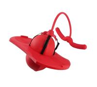 Yinhing Equipo de Ejercicios para Niños Ejercicio de Salto Espacio de Rebote con Pedal de Cuerda para Tirar Juguete Ideal para Actividades Al Aire para la Diversión y el Ejercicio Físico (rojo)