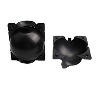Yinhing Esfera de Enraizamiento de Plantas de 3 Piezas Caja Innovadora de Cría de Plantas con Tamaño Hebilla Automática Puerta de Observación Flexible para un Crecimiento Eficiente de Las (Black)