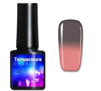 Yinhing Esmalte de Uñas que Cambia de Color de 8 Ml para Manicura DIY Sensible a la Temperatura para Diseño de Uñas Colores Vibrantes Duraderos Fácil Aplicación y Secado Rápido (1)