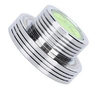 Yinhing Estabilizador de Peso Récord Abrazadera de Disco para Tocadiscos con Nivelación de Burbuja para Tocadiscos 50 Hz Plata Estabilidad Mejorada Accesorio Esencial de Calidad Profesional para