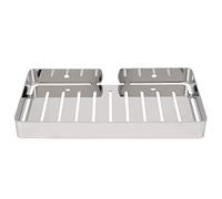 Yinhing Estante del Tenedor del Acero Inoxidable del Soporte de la Pared para el Estante del Drenaje del Plato del Acero Inoxidable 304 de la Cocina del Cuarto de Baño (Silver)