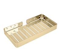 Yinhing Estante del Tenedor del Acero Inoxidable del Soporte de la Pared para el Estante del Drenaje del Plato del Acero Inoxidable 304 de la Cocina del Cuarto de Baño (Gold)