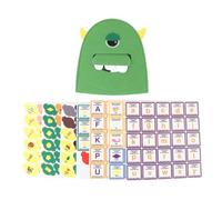 Yinhing Este Juego de Juguetes a Juego con el Alfabeto Presenta Reconocimiento de Letras, Ortografía, Lectura y Clasificación de Formas en un de Aprendizaje ABC de Fieltro,