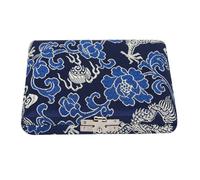 Yinhing Estuche de cañas de Oboe de Doble caña con Capacidad para 3-4 cañas, diseño Suave y Elegante en Tela de Seda Verde, Ideal para músicos y Estudiantes de conservatorio