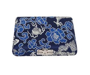 Yinhing Estuche de cañas de Oboe de Doble caña con Capacidad para 3-4 cañas, diseño Suave y Elegante en Tela de Seda Verde, Ideal para músicos y Estudiantes de conservatorio