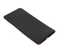 Yinhing Funda para Teclado K380 Funda Fina de Piel Sintética Portátil con Teclado para Múltiples Dispositivos (negro rojo)