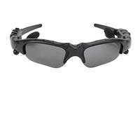 Yinhing Gafas de Sol con Altavoces Bluet Gafas de Sol Inteligentes 5.0 con Lentes Polarizadas para Conducción Deportiva Amarillo Incluye Destornillador (Negro + Lente Amarilla + Destornillador)