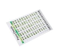 Yinhing Gráfico de Acordes de Piano, Carteles Educativos con Gráficos de Digitación para Pianistas y compositores. Mejore Sus Habilidades Musicales con Herramientas de Aprendizaje Visual y Diagramas