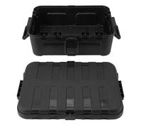 Yinhing GreenCord Caja Eléctrica para Exteriores con Clasificación IP54 de Gran Capacidad para Cables de Extensión Tiras Eléctricas Herramientas de Jardín Caja de PP para Montaje en Pared (BLACK)