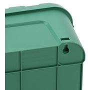 Yinhing GreenCord Caja Eléctrica para Exteriores con Clasificación IP54 de Gran Capacidad para Cables de Extensión Tiras Eléctricas Herramientas de Jardín Caja de PP para Montaje en Pared (GREEN)