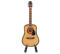 Yinhing Guitar Decor Miniature Dollhouse Ch Modelo de Guitarra de Madera en Miniatura, Exhibición de 16 Cm, Adorno Decorativo para Guitarra Popular, Amantes de la Música, Decoración del Hogar, (10CM)
