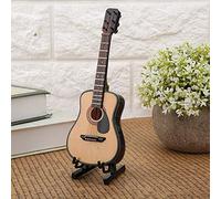 Yinhing Guitar Decor Miniature Dollhouse Ch Modelo de Guitarra de Madera en Miniatura, Exhibición de 16 Cm, Adorno Decorativo para Guitarra Popular, Amantes de la Música, Decoración del Hogar, (16cm)