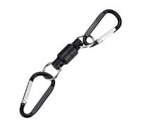 Yinhing Hebilla Magnética Clip de Liberación de Red de Pesca con Mosca Cierre Magnético Doble Acero Inoxidable Soporte de Carga de 3,5 Kg Portaherramientas Multifuncional para Pescadores Camping Al
