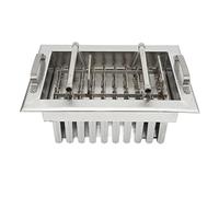 Yinhing Helado de Acero Inoxidable con 40 Orificios para Palitos Moldes para Palitos de Hielo DIY para Helado Casero Acero Inoxidable 304 de Grado Alimenticio Gran Capacidad Fácil de
