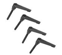 Yinhing Hiltand 4 Piezas Palanca de Sujeción M8 Kipp Han 4 Piezas M8 Fijo con Perillas de Rosca Macho de 80 Mm para Aplicaciones de Máquinas de Metal (Longitud del tornillo 25MM)
