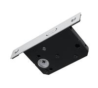 Yinhing Hoconnie Puerta Corredera Empotrada con Llaves para Gabinete de Baño y Balcón, Diseño Antirrobo en Plata Cepillada, Adecuada para Muebles de Madera y Puertas de Granero (Plata cepillada)