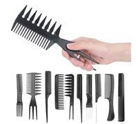 Yinhing Juego De 10 Uds. De Peines para Peinado Profesionales De Primera Calidad para Salón y Peluquero, Herramientas Versátiles para Diversas Técnicas De Cabello y