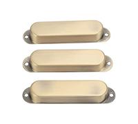 Yinhing Juego de 3 Fundas para Pastillas de Guitarra Eléctrica de Cobre de Primera Calidad, Diseño Exquisito, Fácil de Instalar, Reducción de Ruido para una Mejor Calidad de Sonido (Bronce)