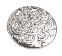 Yinhing Juego de 50 Pantalones Extraíbles sin Coser, Pero Toneladas de Alfileres de 17 Mm con Patrón de Flores de Acero Inoxidable Plateado con Tornillos de Hierro PH Puntiagudos de 2x6,5 Mm para un