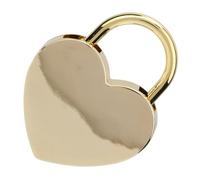 Yinhing Juego de Candado Vintage con Cerradura de Corazón con Llave, Cerradura de Metal Decorativa, Ideal para Joyeros, Diarios, Manualidades, 45x59 Mm (imitacion de oro)