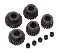 Yinhing Juego de Engranajes de Motor de Acero 48DP, Orificio de Eje de 5mm, 20T, 22T, 24T, 26T, 28T para Camión /10 RC, Piezas de Repuesto Altas