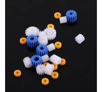 Yinhing Juego de Engranajes Juego de Engranajes Motor Plástico Grande de Fundas de de Husillo de Plástico de 26 Piezas para Motores de 2 Mm/2,3 Mm/3 Mm/3,17 Mm/4 Mm Accesorios Ideales para