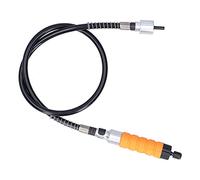 Yinhing Juego de Herramientas de Cincel para Tallar Eléctrico con 5 Cuchillos, Eje Flexible, Tallado en Madera de Alta Velocidad para Taladros, Amoladoras, Aleación de Aluminio, Diseño de Caucho