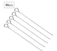 Yinhing Juego de Inoculación de 50 Piezas para Cultivo con Puntas de Aguja de Nicromo para Aplicaciones de Microbiología, Herramientas para Técnicas Efectivas de Muestreo y Rayado