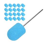 Yinhing Juego de Lijado para Decoración de Uñas, Brocas Profesionales para Uñas, Bandas de Lijado para Pulir y Esmerilar, 13 X 19 Mm, Color Marrón para Uso en Salones de Manicura y Pedicura (BLUE)