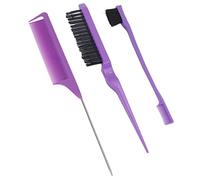 Yinhing Juego de Peines de Barbería Kit de Peines Profesionales para Peinar el Cabello para Alisar el Peinado Teñir el Cabello Incluye Peine de de Rata Cepillos para Teñir el
