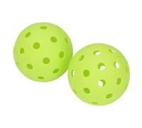 Yinhing Juego de Pickleballs de Alta Elasticidad, 12 Uds., Bolas de Plástico PE para Exteriores de 74mm con Diseño de 40 Agujeros para Edades y Niveles de Habilidad (Green)