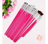 Yinhing Juego de Pinceles para Decoración de Uñas, 15 Uds., Bolígrafo de Dibujo de Gel Acrílico Profesional para Diseños de Manicura, Herramientas de Pintura () (15 paquetes de bolígrafos pintados