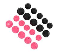 Yinhing Juego de Rizadores de Pelo Tipo Hongo, 20 Piezas, Rizadores de Silicona Suave, 10 Grandes, 10 Pequeños, para Peinar con Calor, Rulos de Pelo Ligeros y Portátiles para Mujeres